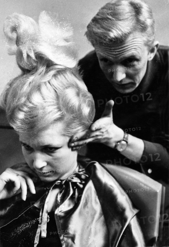 Master hairdressing competition, moscow, ussr, 1964.