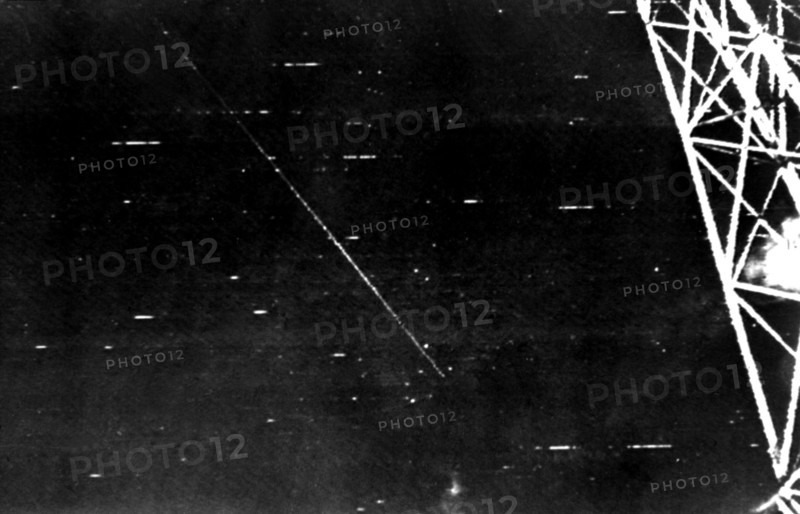 Australia, on the 8th of october 1957 melbourne astronomers pictured the first sputnik satellite tracking over the city.