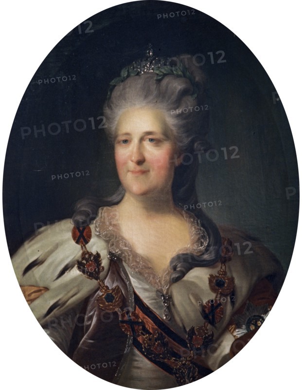 Portrait of catherine the great by f, rokotov.