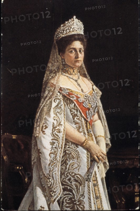 Tsarina alexandra fyodorovna (1872-1918).