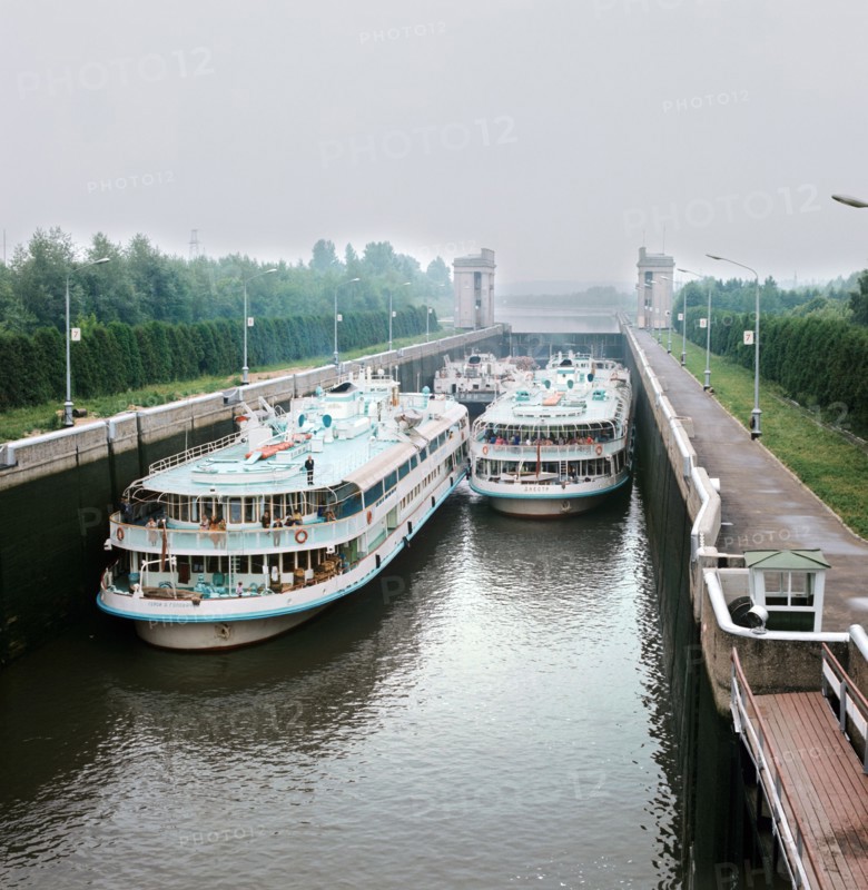 Moscow canal, moscow region, 1977.
