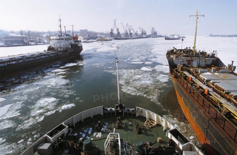 Azov city seaport on the sea of azov in the rostov region of russia.