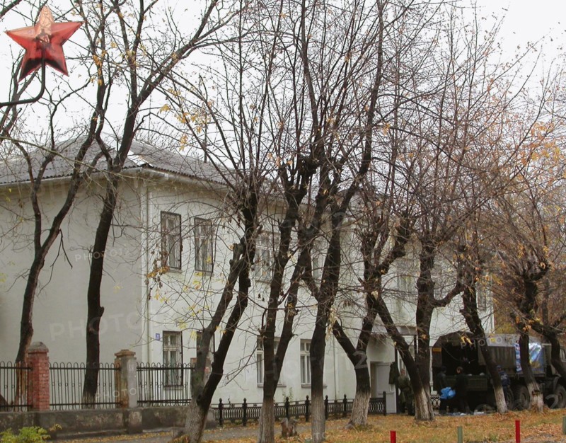 Chelyabinsk region, russia, october 28, 2003, a building of the orphanage in the town of kopeisk (the ural area) seen after reconstruction, under the order of the russian president the orphanage was subsidized with 1,200 thousand roubles (about 400,000 $) to renovate its appearance and purchase training equipment for children.