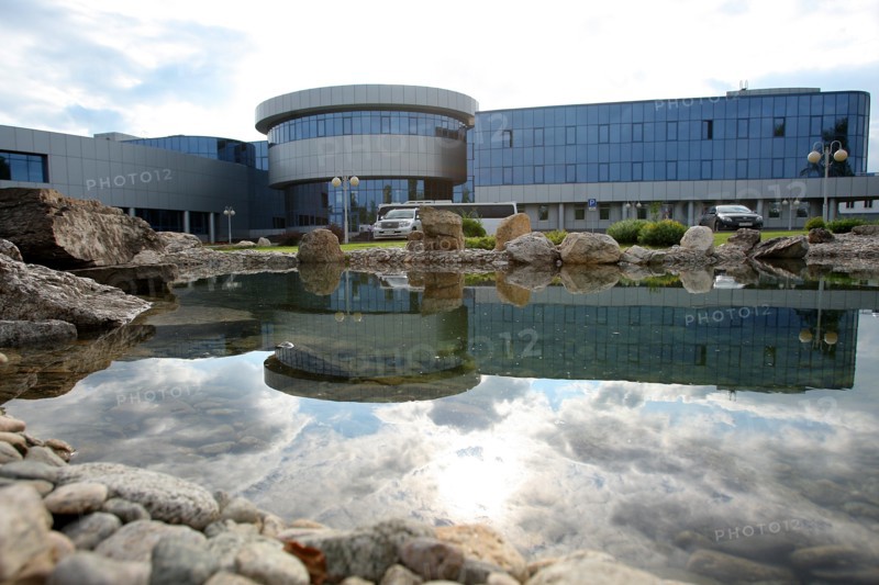 Irkutsk, russia, july, 2011, the new building of the irkutsk aviation plant, the major manufacturing facility of the irkut corporation.