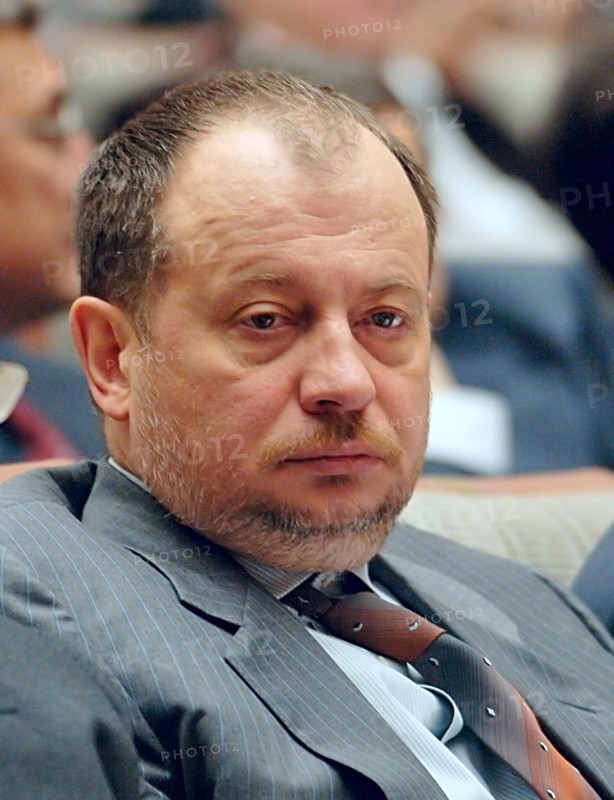 Moscow, russia, owner of the novolipetsk metallurgical works, vladimir lisin attends the 15th congress of the russian union of industrialists and entrepreneurs (rspp), april 18, 2006.