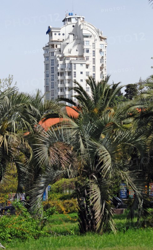New apartment house in the gorky street, sochi, russia, april 2008.