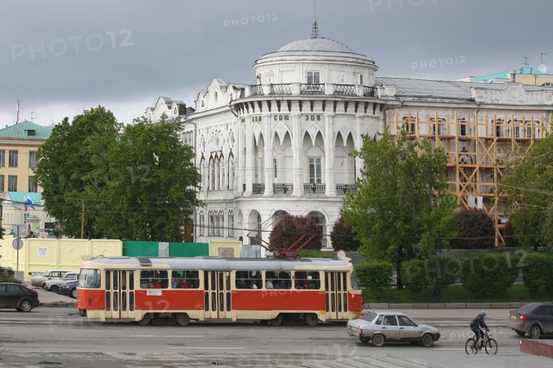 Yekaterinburg, russia the residence of the president of the russian federation is under construction, june 2008.