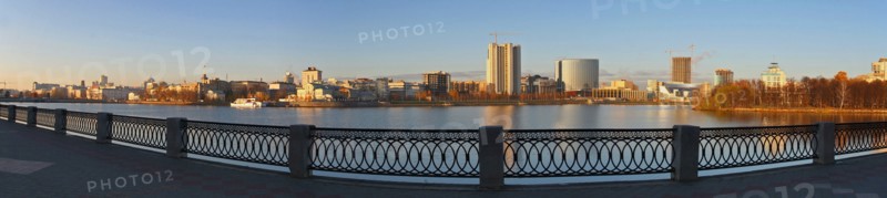Yekaterinburg, russia, new apartment houses, october 2008.