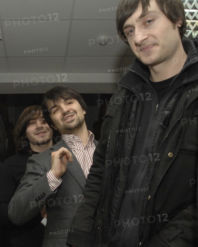 Lawyer murat musayev and suspects of the murder of novaya gazeta newspaper journalist anna politkovskaya, dzhabrail makhmudov (l) and ibragim makhmudov (r), have been acquitted by moscow district military court, moscow, russia, february 19, 2009.