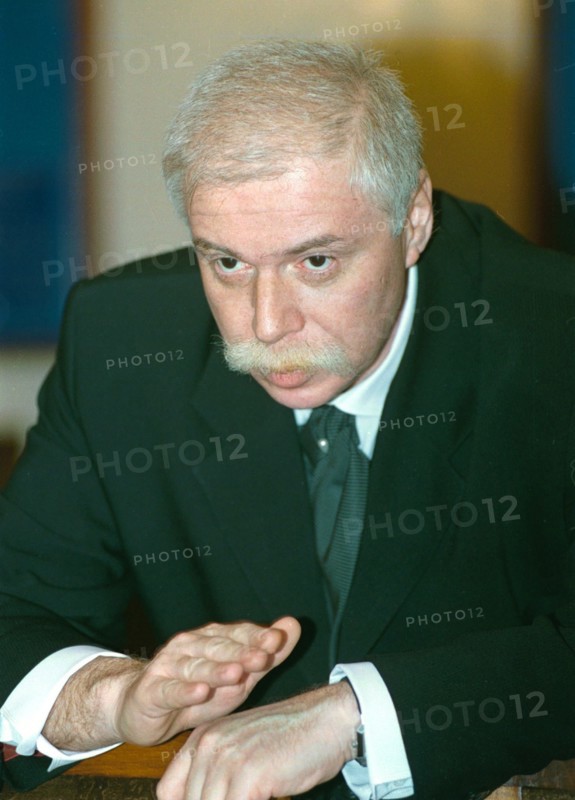 Georgia, september 13, 2002, badri patarkatsishvili, former first deputy director of 'logovaz' (in pic) is accused of strealing over 2000 automobiles from 'vaz' automobile works together with boris berezovsky, russia's law enforcement bodies have sent a written address to their gergian colleagues to ask for his extradition.