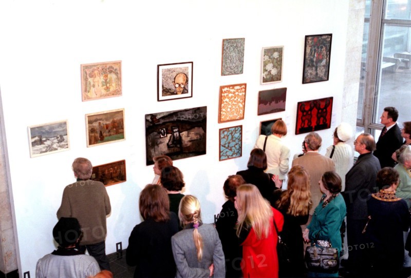 Moscow, russia, 1998: an exhibition the 'lianozov group: sources and destinies' has opened in the tretyakov art gallery
