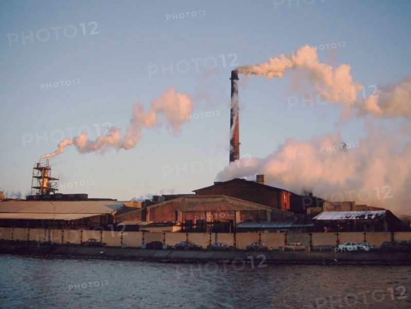 Factories, kaliningrad, russia, 2001.