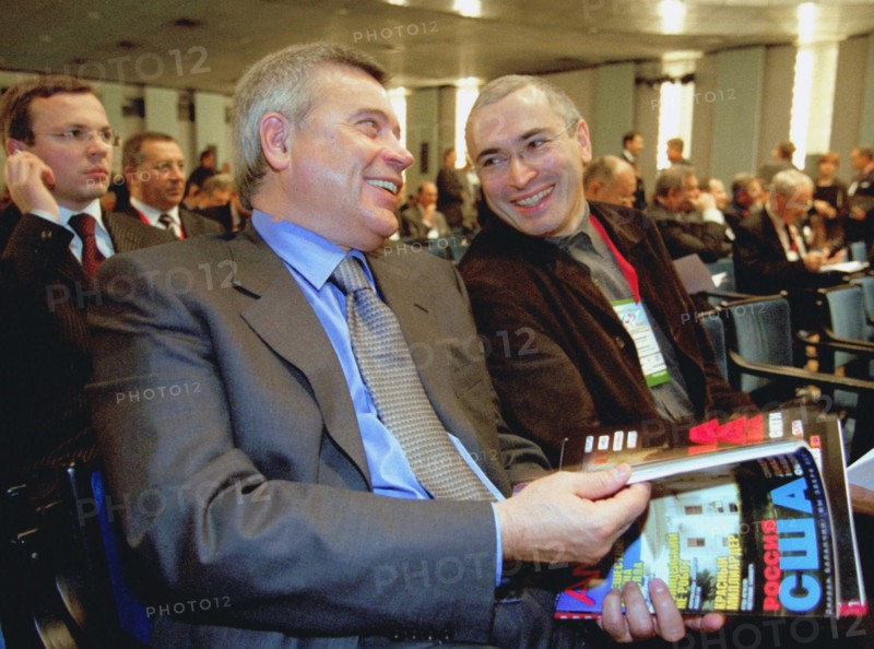 Yukos ceo mikhail khodorkovsky at ll us-russia commercial energy summit in st,petersburg, september 23, 2003.