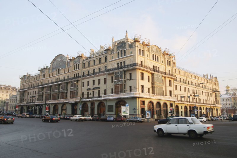 The metropol hotel in moscow, russia.