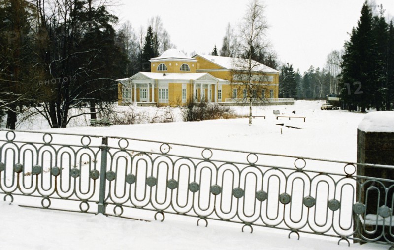 Restored pavillion of roses - a dacha for st, petersburg commandant p, bagration, pavlovsk, st, petersburg region, russia.