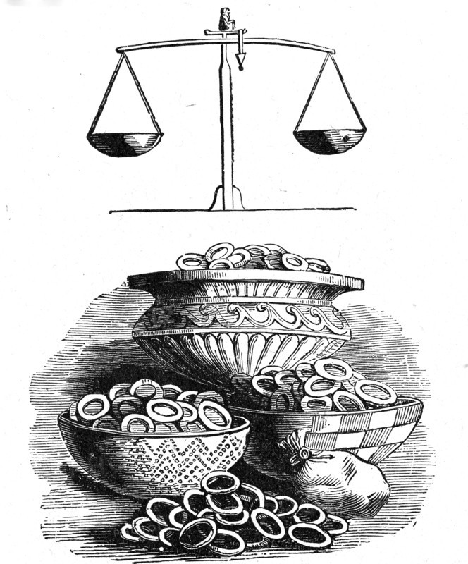 Balance and Money used in ancient contracts