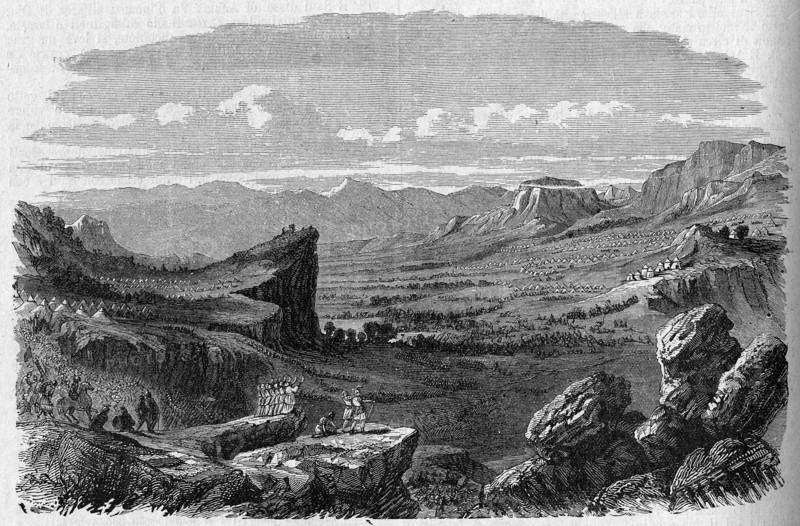 Religion The Holy Bible. Israelites and Philistines camps