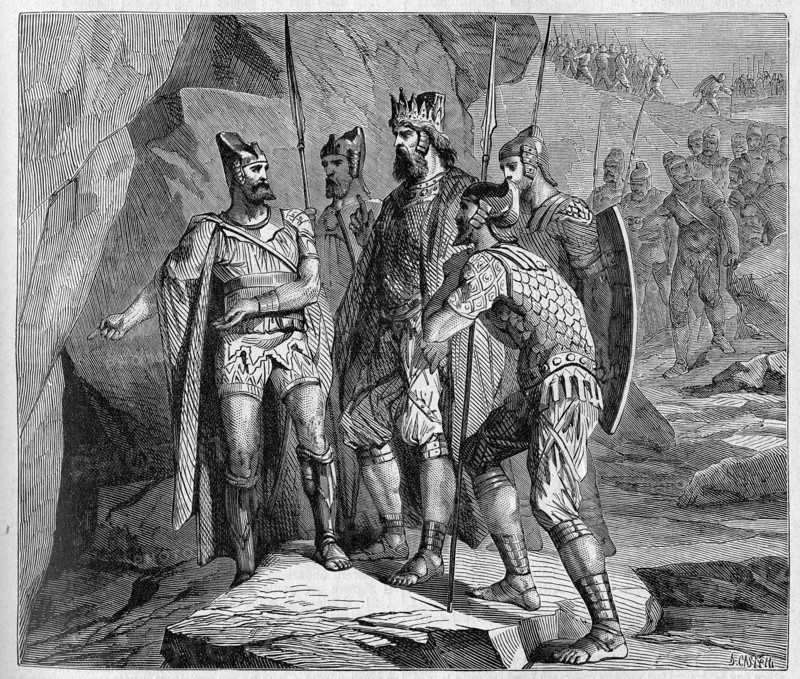 Religion The Holy Bible. Saul build an army against David