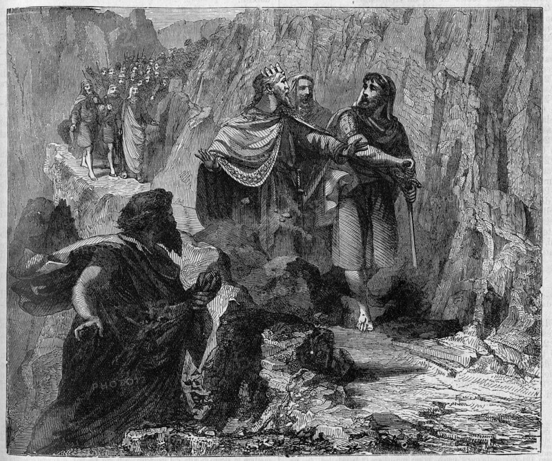 Religion The Holy Bible. Samael curses David during his escape from jerusalem