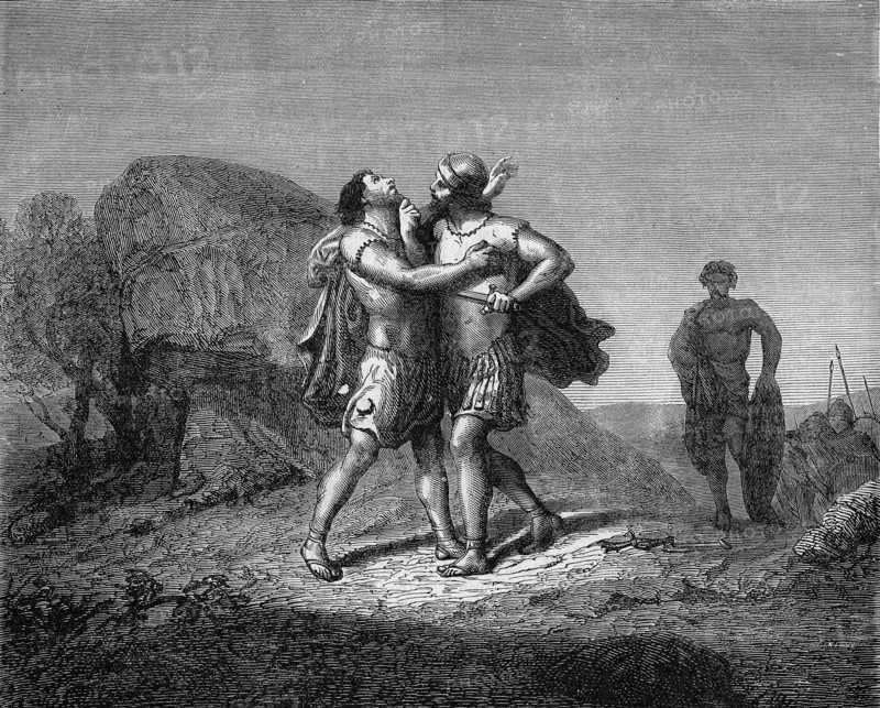 Religion The Holy Bible. Joab kills Amasa