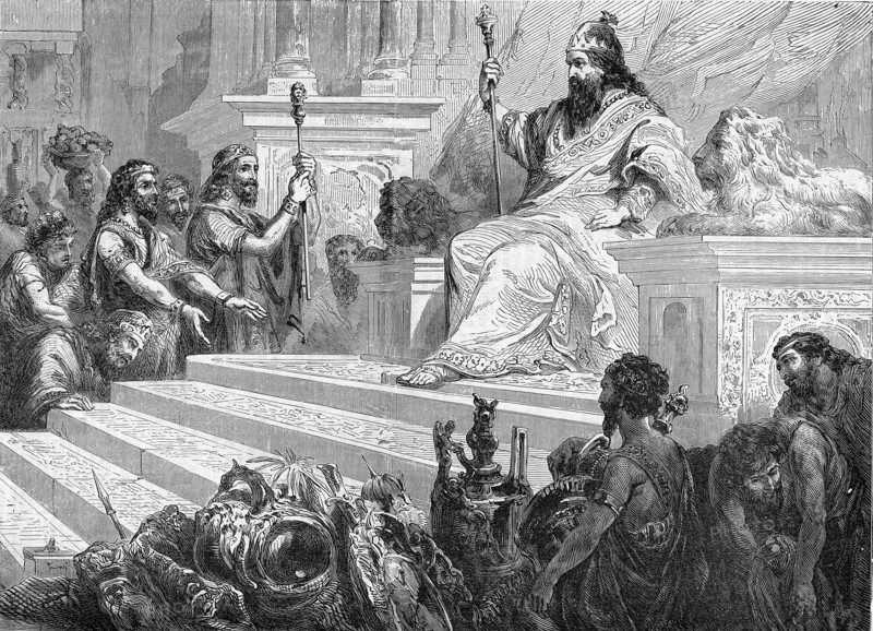 Religion The Holy Bible. Salomon's glory