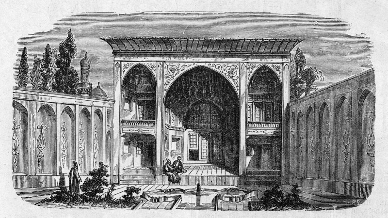 Religion The Holy Bible. the real palace of Isfahan