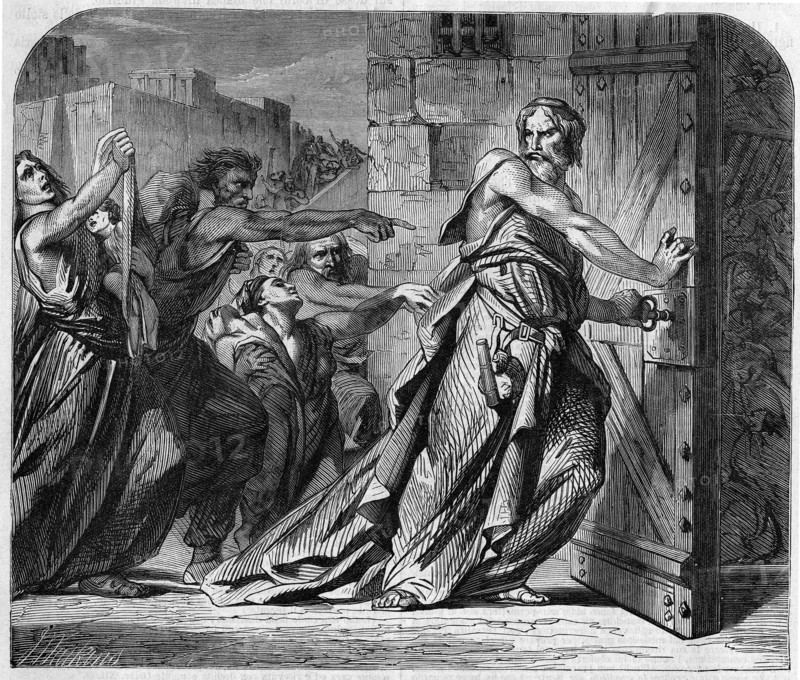 Religion The Holy Bible. He that withholdeth grain, the people shall curse him ( XI,26)