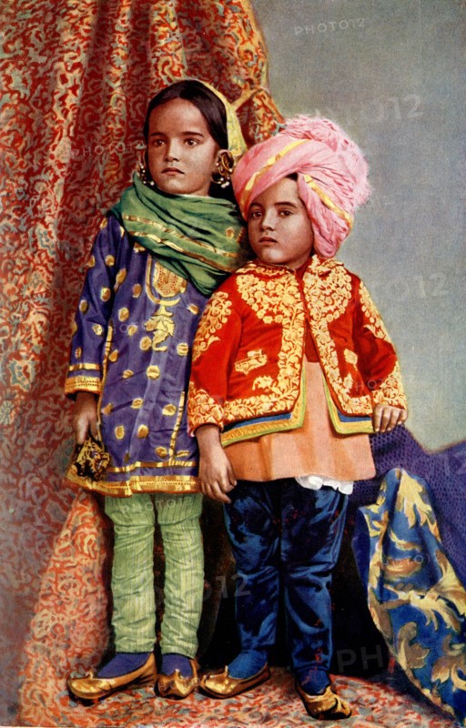 Historical Geography. 1900. India. Hindus children of Kashmir