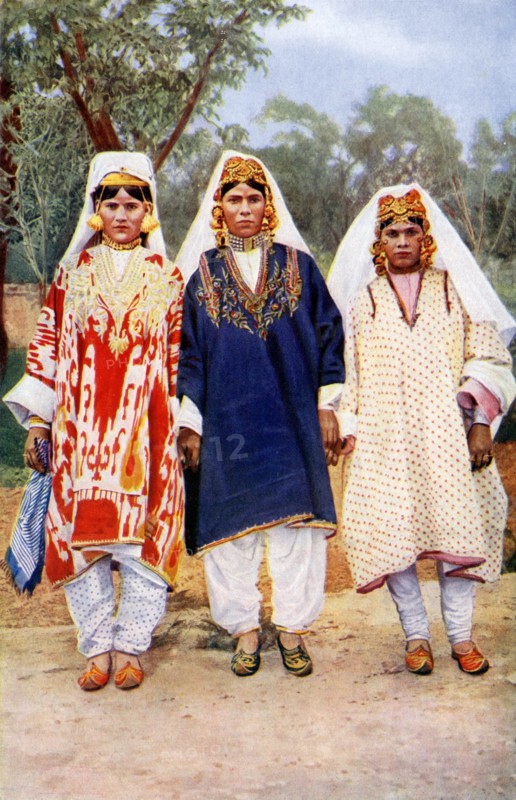 Historical Geography. 1900. India. Kashmir women