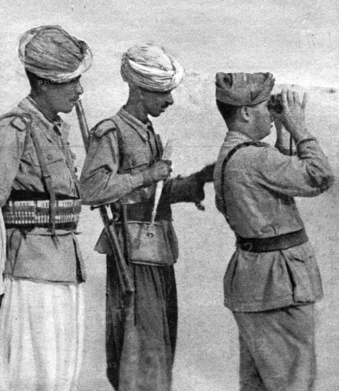 WWII World War II , Officer Ascari Italians in North Africa