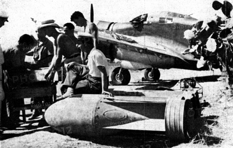WWII World War II, the war in North Africa SM 75