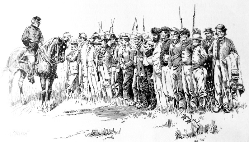 American Civil War, 1861 1865 Confederate prisoners of war