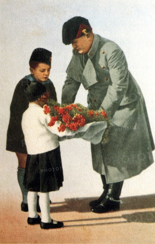 Second World War 1944 Italy Fascism Benito Mussolini