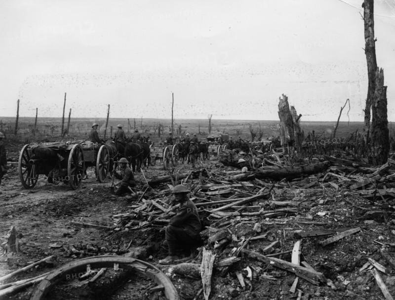 Field guns.