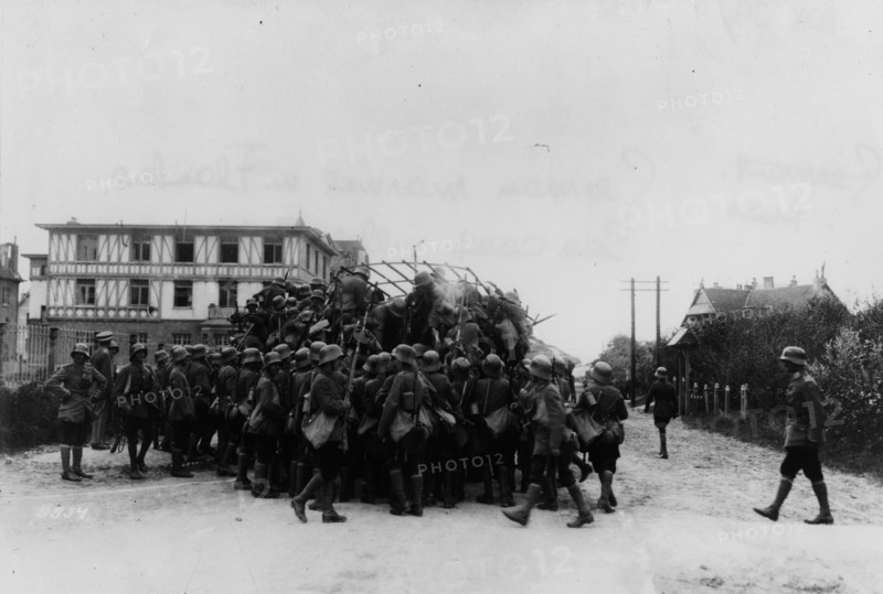 Germany - Belgium, 1914-18.