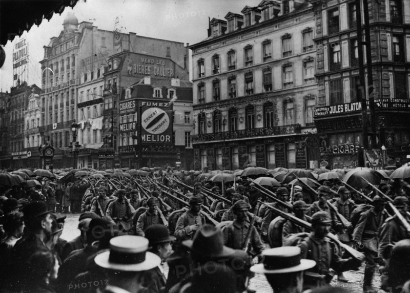 Germany - Belgium, 1914-18.