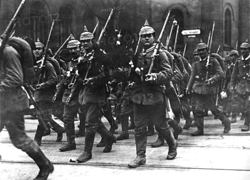 Germany - Belgium, 1914-18.