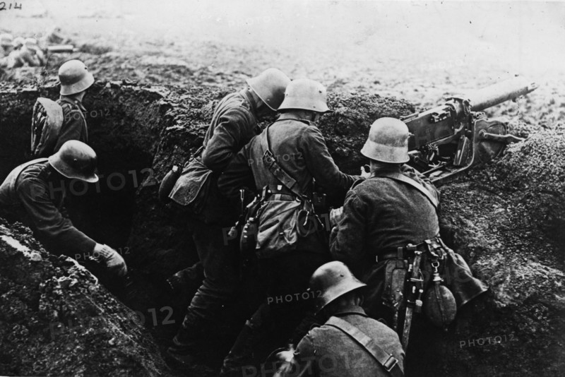 Western Front, Germany - France, 1916.