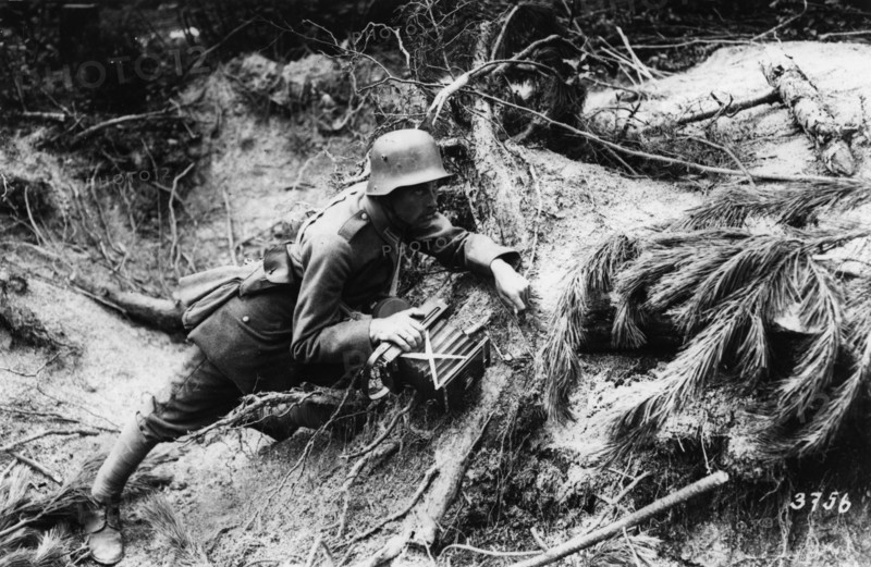 Western Front, Germany - France, 1916.