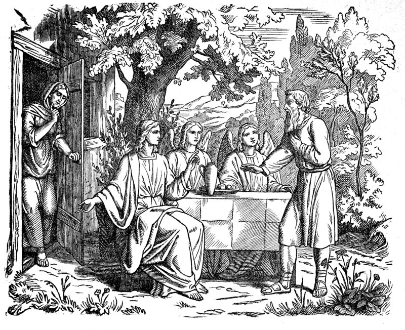 Abraham'S Hospitality And Intercession