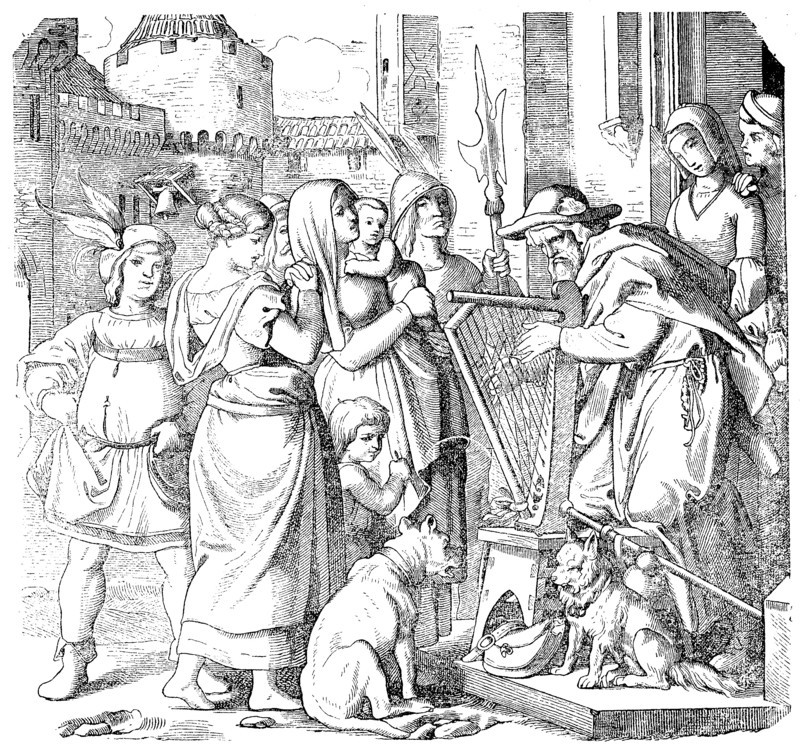 Traveling Singer In The Middle Ages