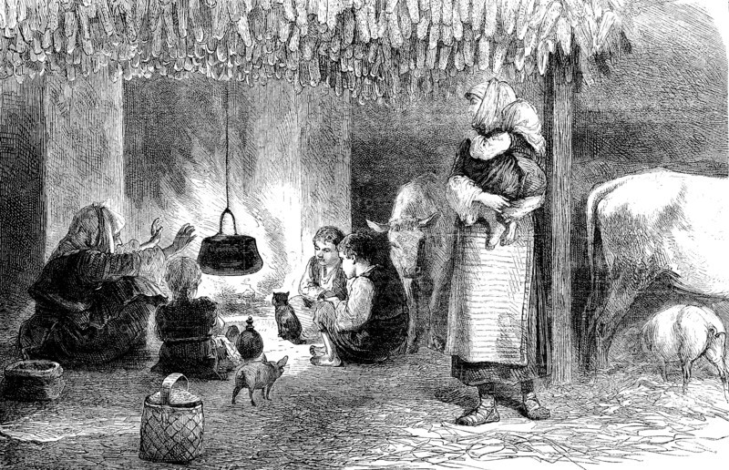 Interior Of An Ordinary Bulgarian Peasant Dwelling