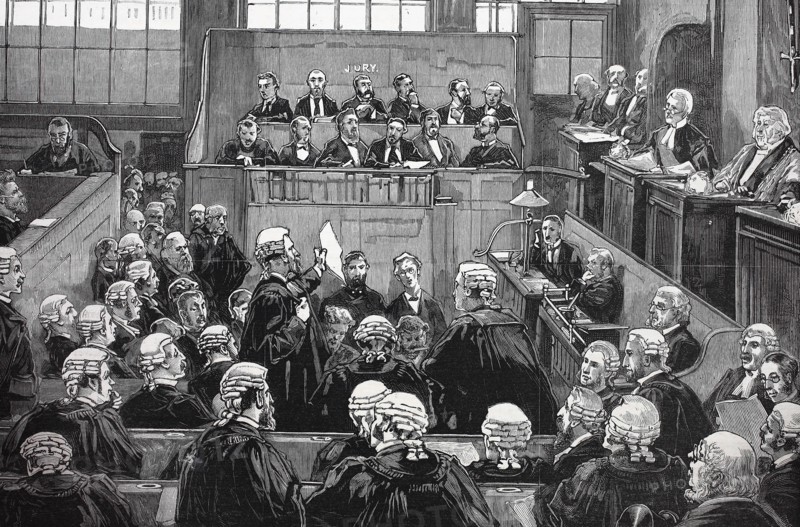 The Freiheit Prosecution Trial Of Herr Most At The Central Criminal Court