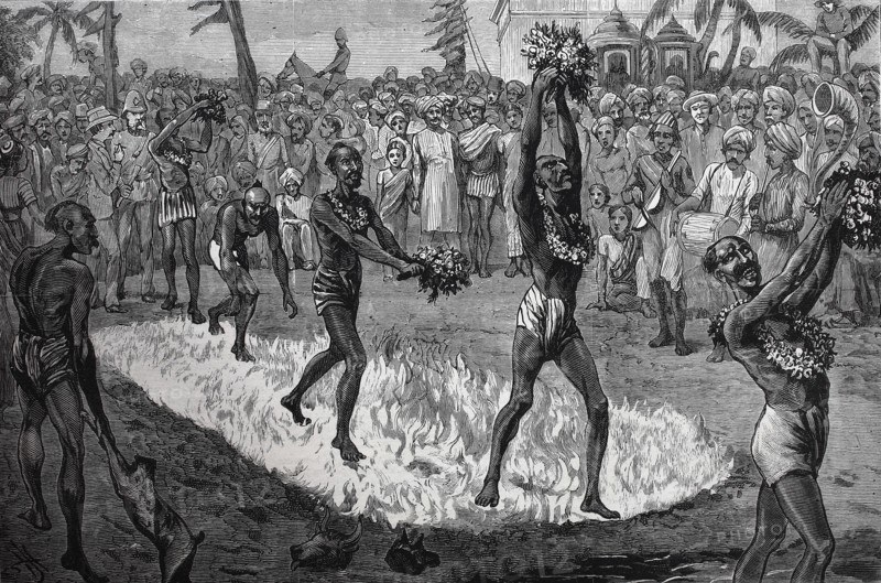A Hindoo Religious Ceremony From Mauritius