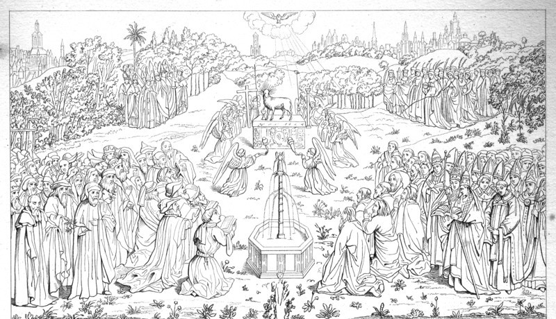 Adoration Of The Mystic Lamb