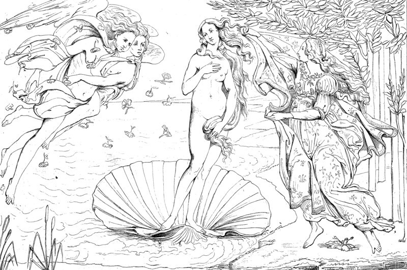 The Birth Of Venus Is A Painting By The Italian Artist Sandro Botticelli