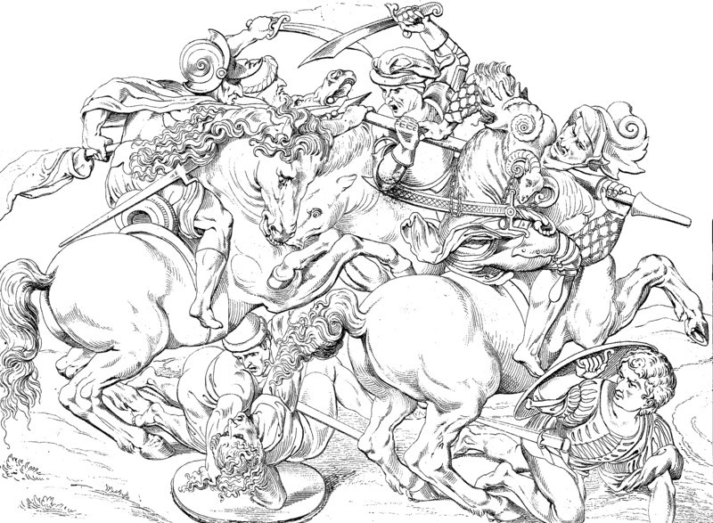 Equestrian Group By Leonardo Da Vinci