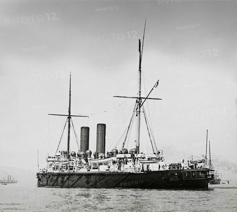 Naval battle ship HMS Hawke