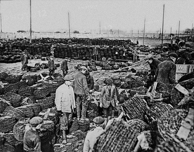 Magic lantern slide  WW1