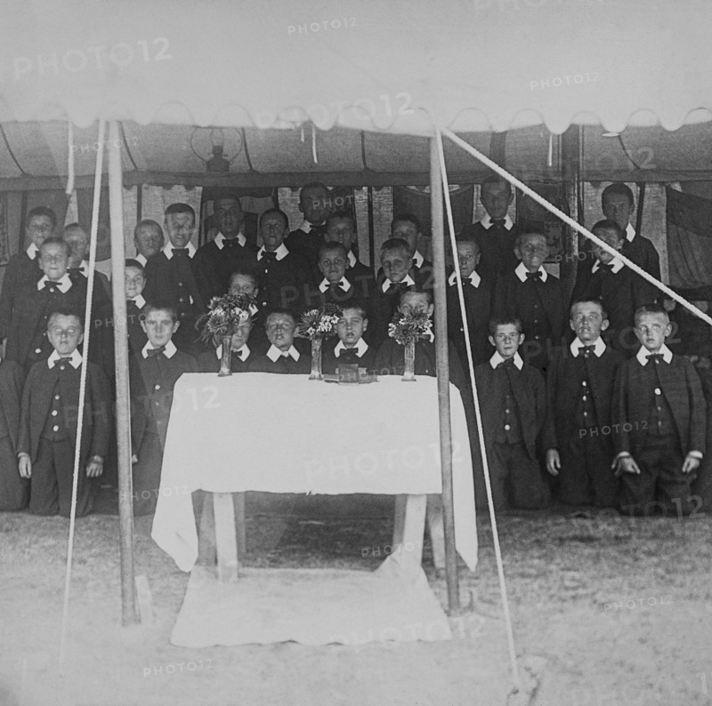 Magic lantern slide circa 1900